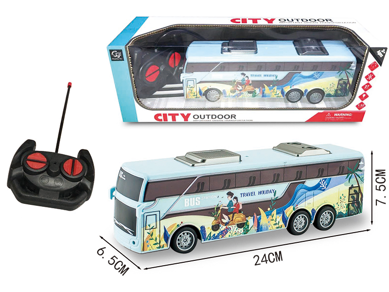 4-Channel Remote Control City Bus With Light