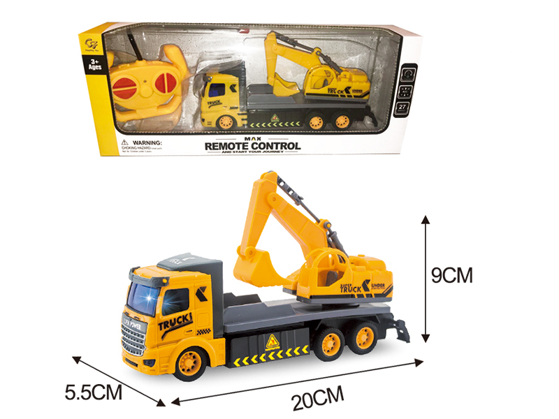 4-Channel Remote Control Engineering Truck
