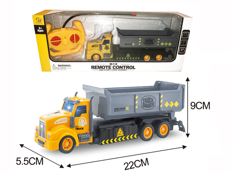 4-Channel Remote Control Engineering Truck
