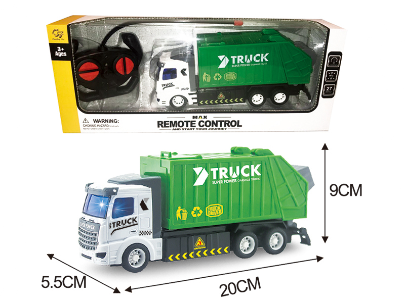 4-Channel Remote Control Sanitation Truck