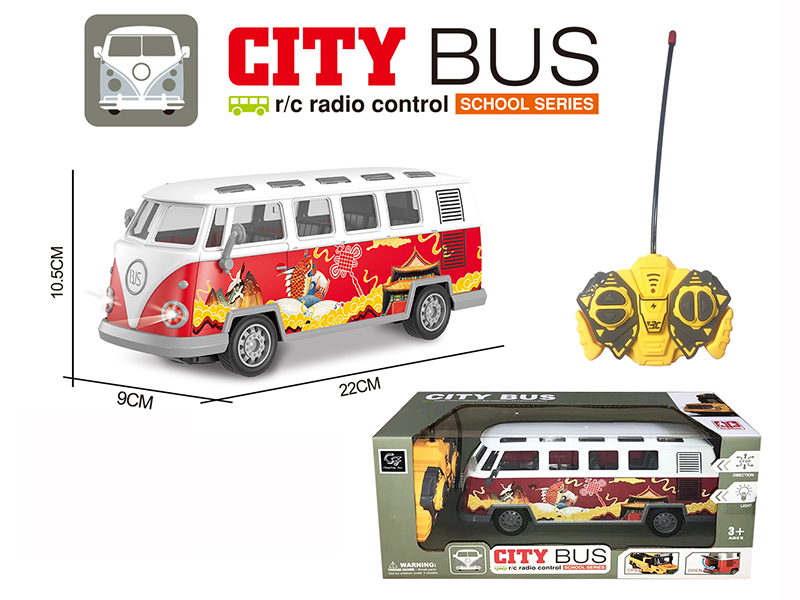 4-Channel Remote Control Bus With Light