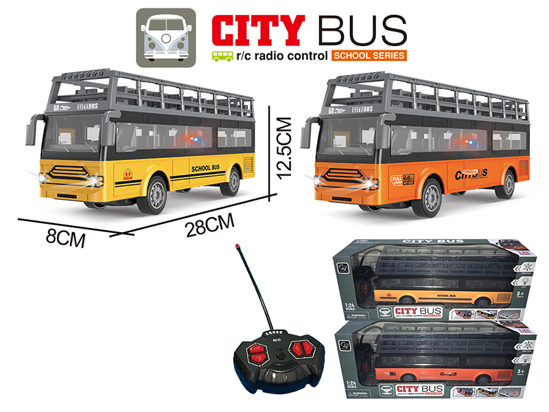 4-Channel Remote Control City Bus With Light