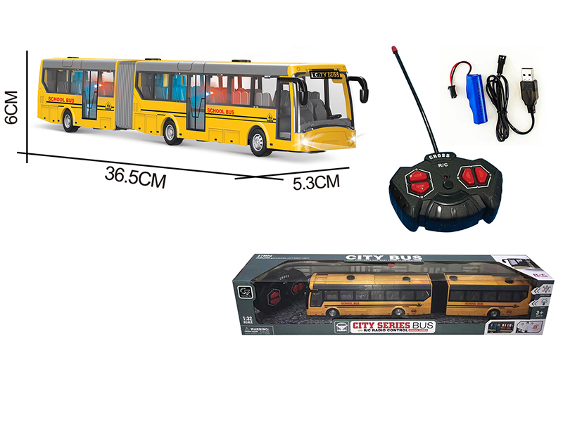4-Channel Remote Control City Bus With Light