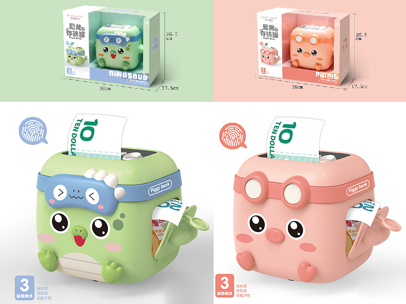 Cute Dinosaur Backpack Money Box