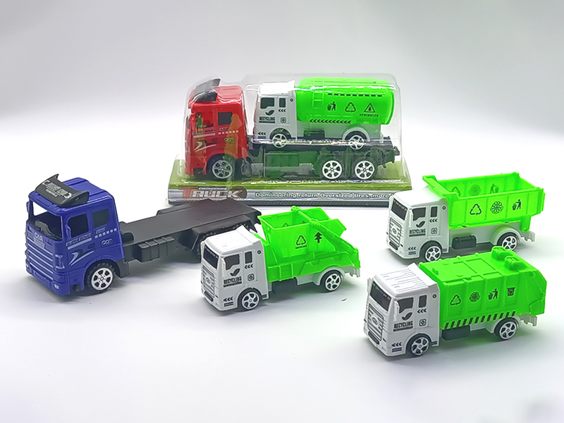 Friction Tractor Mounted Pull Back Sanitation Vehicle