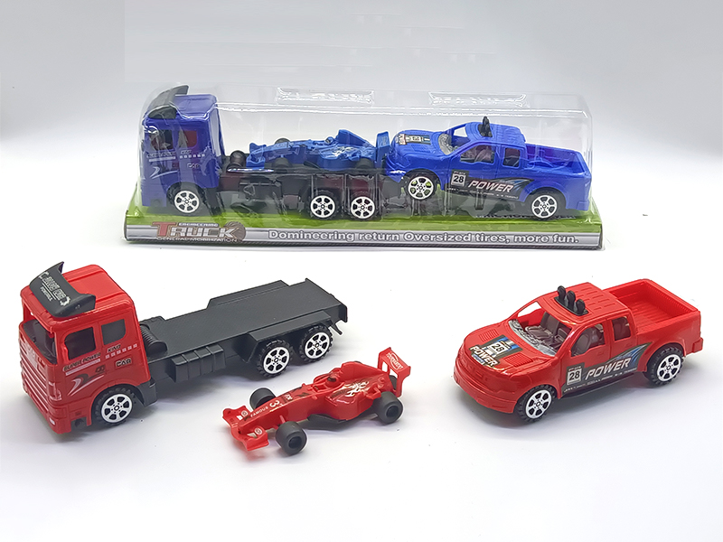 Friction Tractor Mounted Slide Racing Pickup