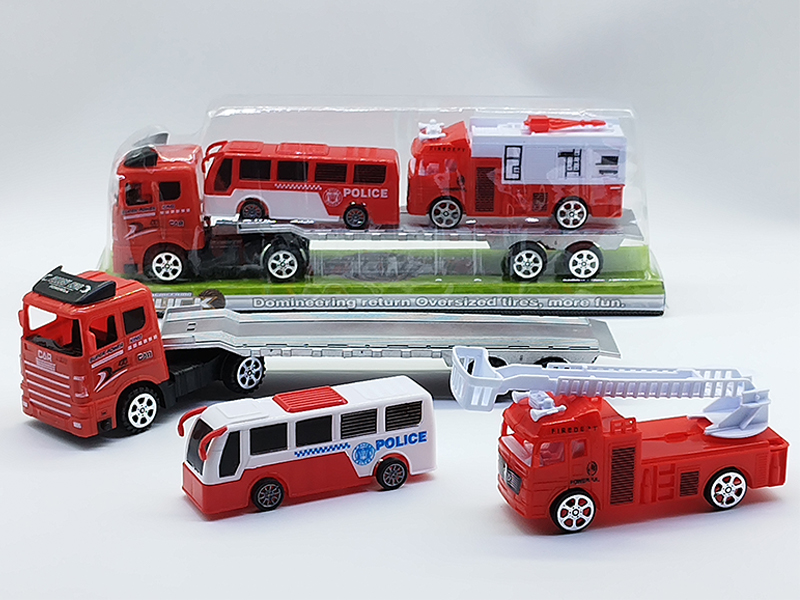 Friction Tractor Mounted Slide Bus Fire Truck
