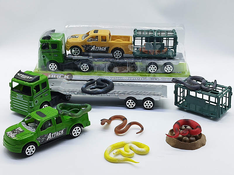 Friction Tractor Mounted Cage Snake Slide Pickup