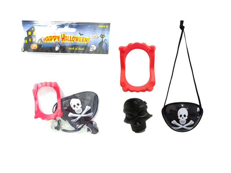 Halloween Skull Ring Set 12pcs