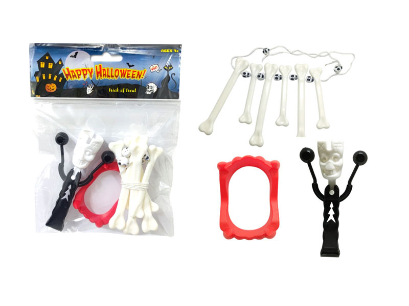 Halloween Necklace DIY Set 16pcs