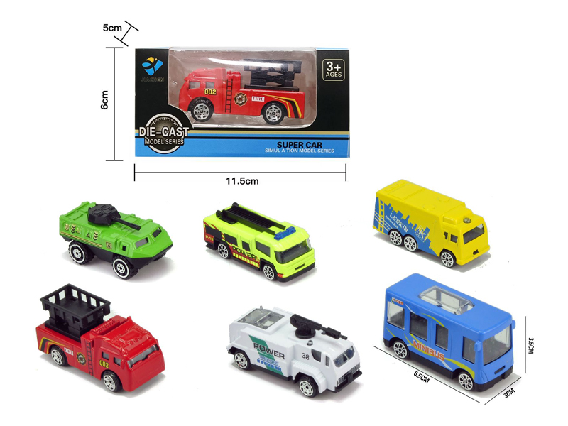 1:64 Slide Alloy City Series