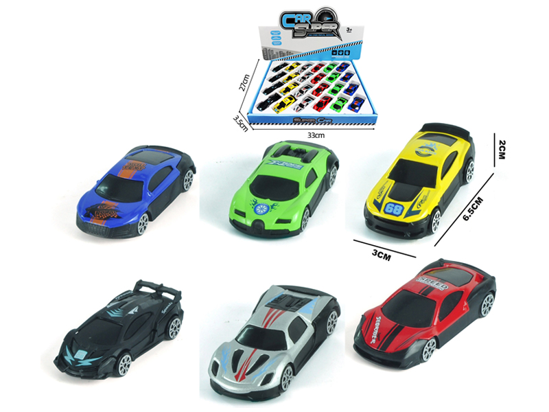 24Pcs 1:64 Slide Alloy Small Sports Car