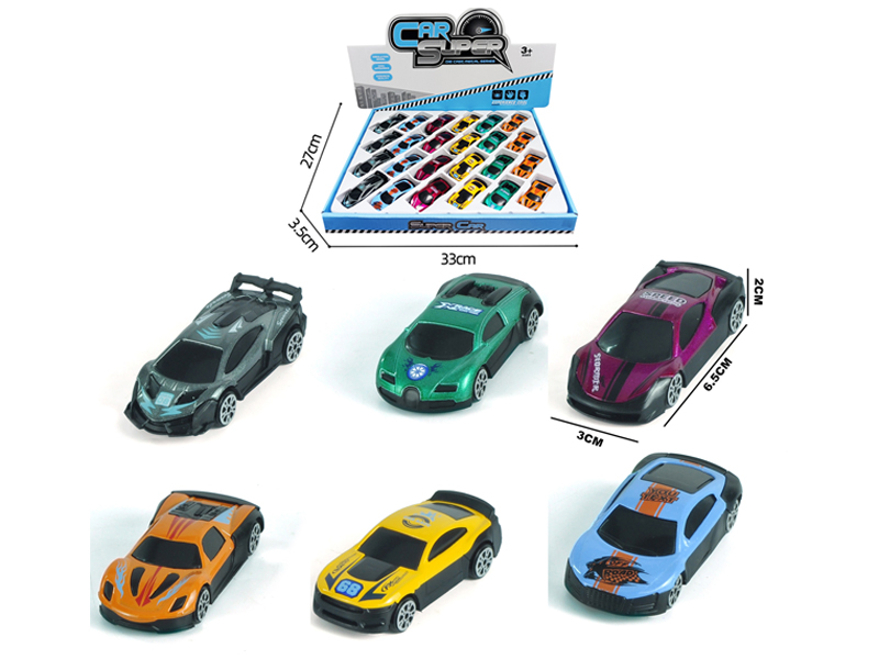 24Pcs 1:64 Slide Alloy Small Sports Car