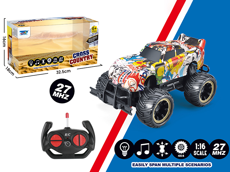1:16 Remote Control Watermark Cross Country Car