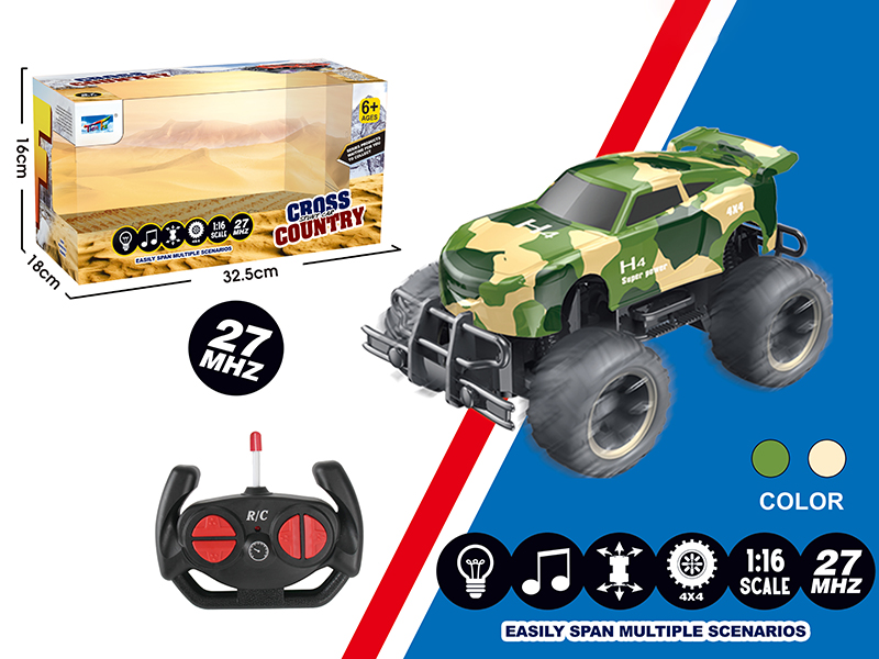 1:16 Remote Control Comouflage Cross Country Car