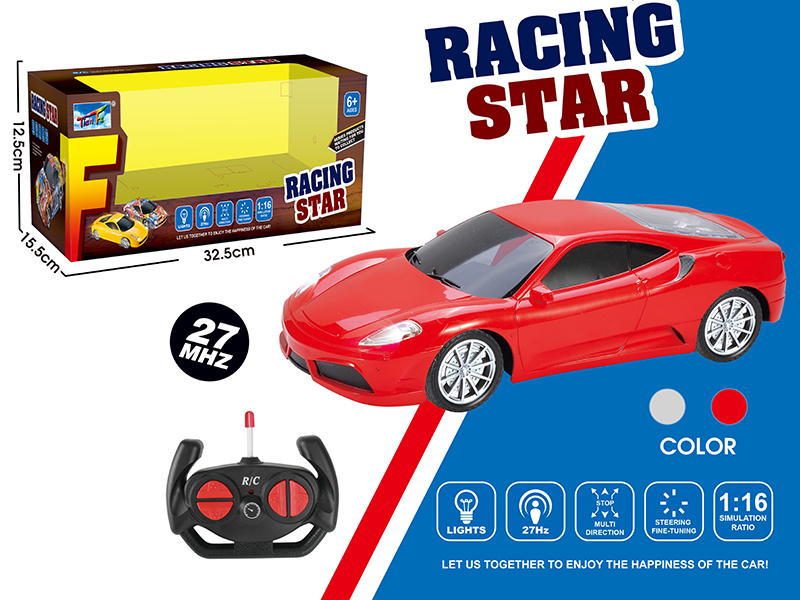 27Mhz 1:16 Porsche Simulated Remote Control Car