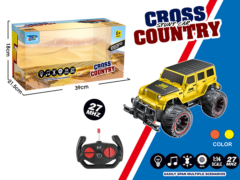 1:14 Wrangler Remote Control Cross Country Car