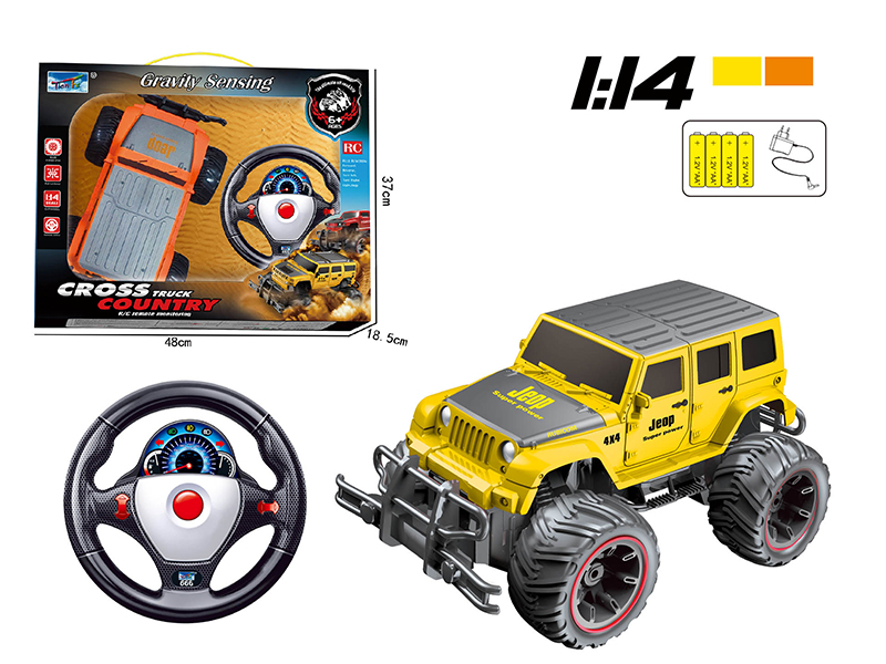 1:14 Wrangler Remote Control Cross Country Car