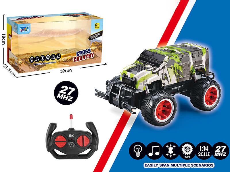 1:14 Remote Control Cross Country Car