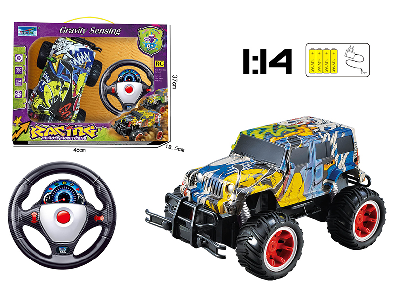 1:14 Wrangler Remote Control Cross Country Car