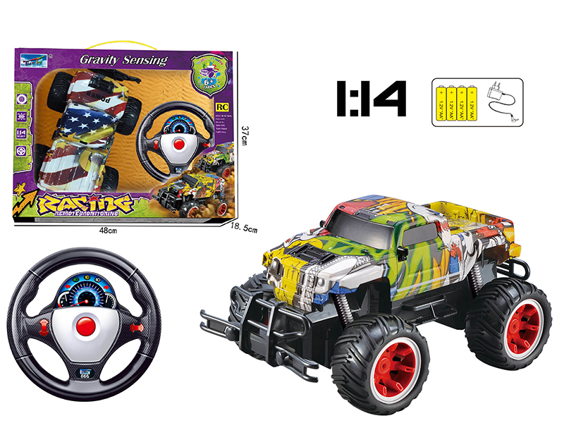 1:14 Hummer Pickup Remote Control Cross Country Car