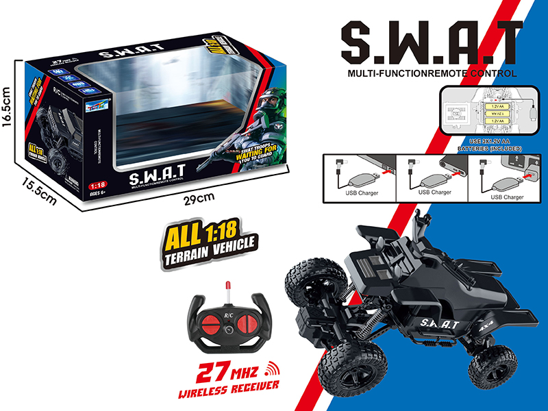 1:18 Remote Control SWAT Climbing Car