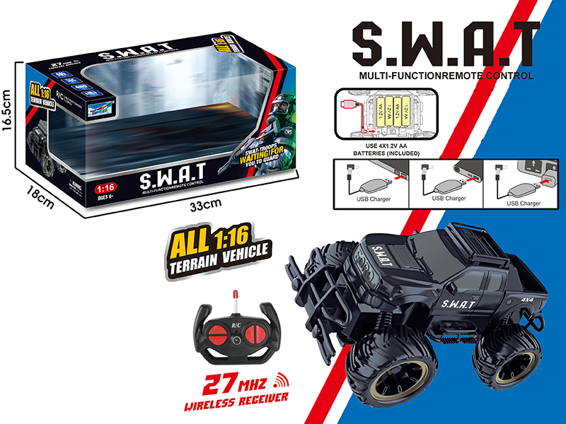 1:16 SWAT Off-Road Remote Control Car