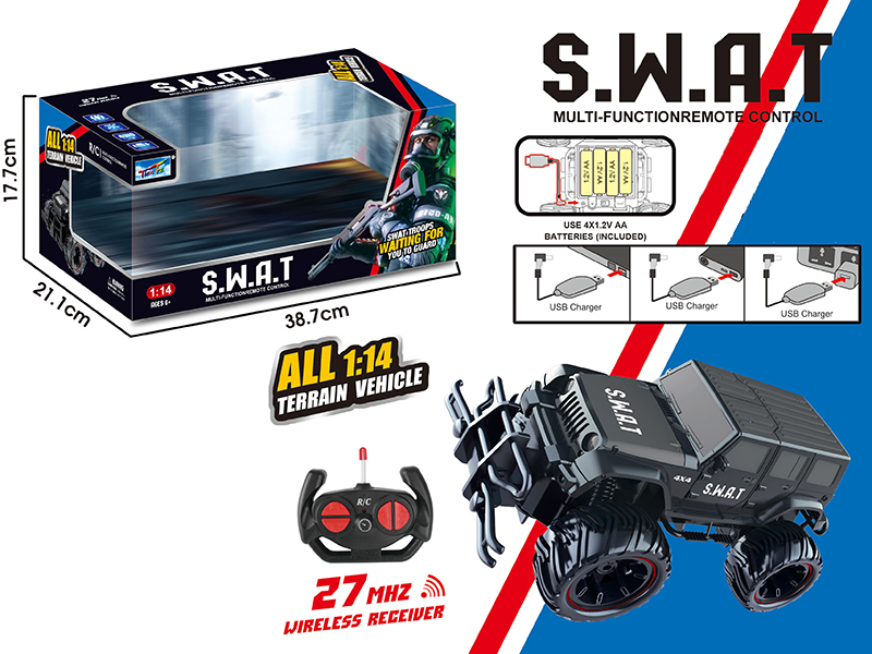 1:14 SWAT Off-Road Remote Control Car