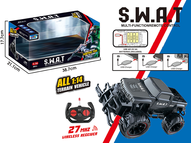 1:14 SWAT Off-Road Remote Control Car