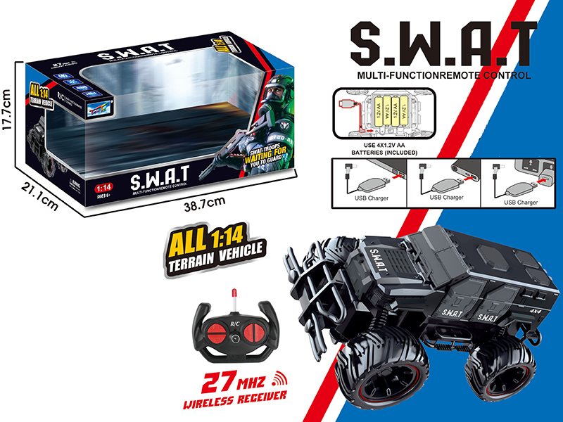 1:14 SWAT Off-Road Remote Control Car