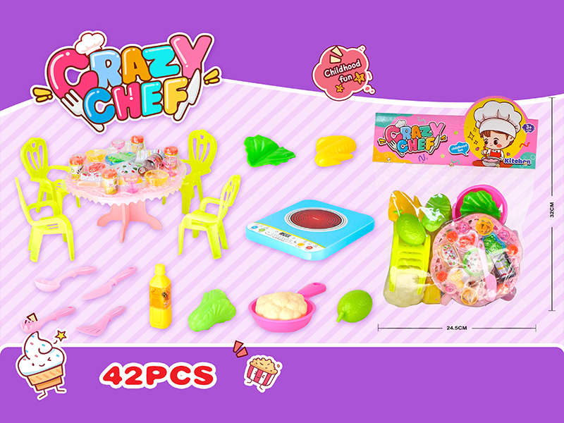42PCS Children'S Tableware Combination Set