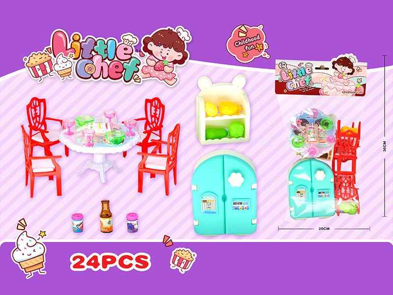 24PCS Children'S Tableware Combination Set
