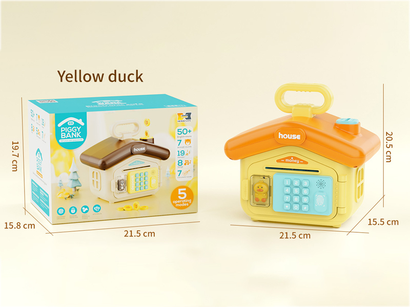 Electronic Piggy Bank With Sound And Light - Duck Type