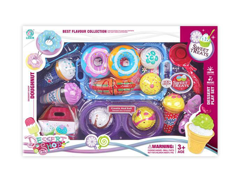 Ice Cream,Cuttable Bread Set