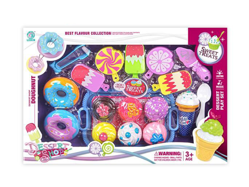 Ice Cream,Doughnuts,Lollipop Set