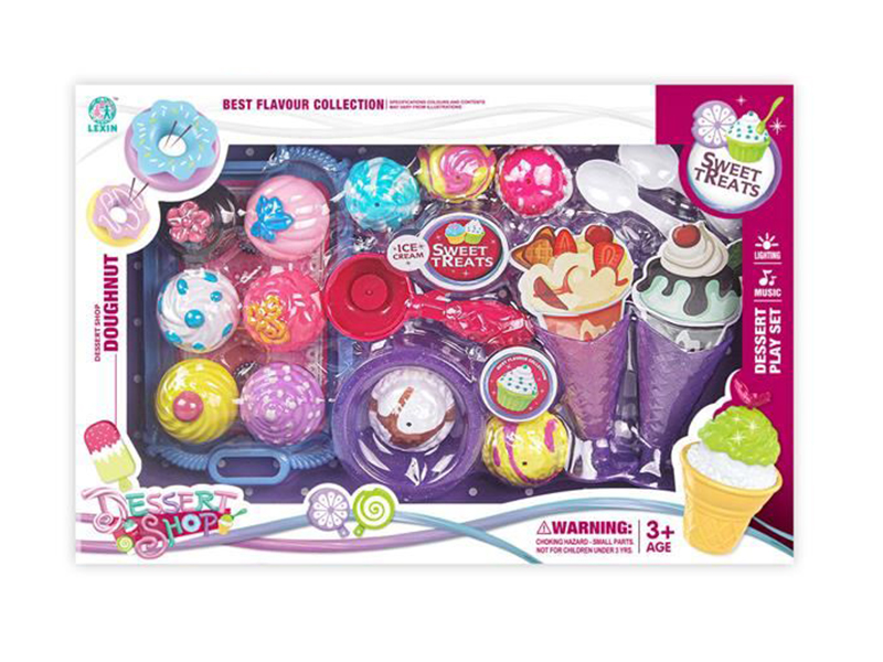 Cake Ice Cream Set