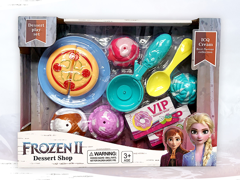 Frozen Ice Cream Set With Ice Cream Spoon