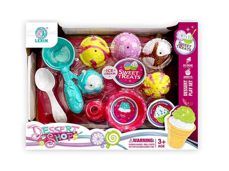 Ice Cream Set With Ice Cream Spoon