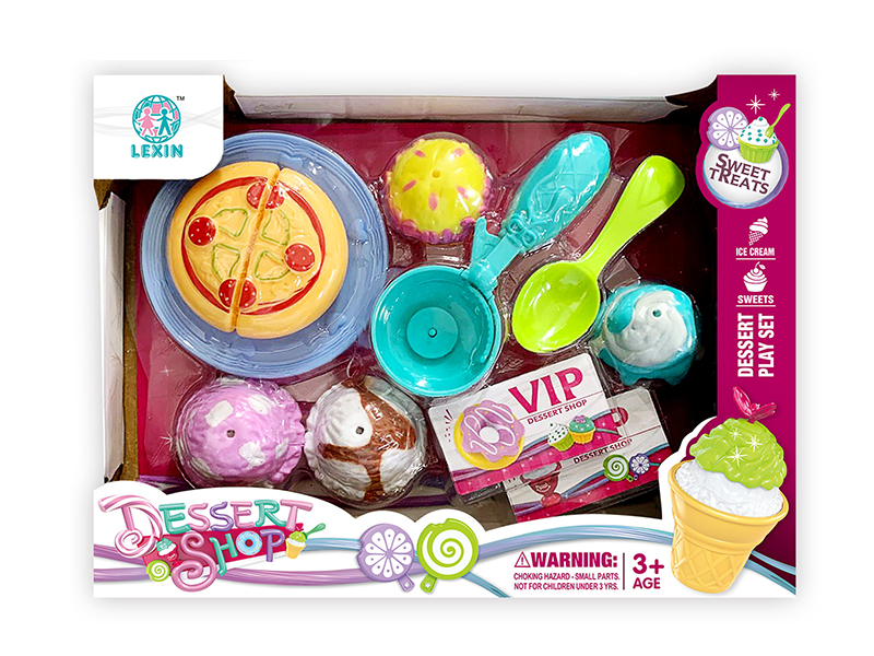 Ice Cream Set With Ice Cream Spoon
