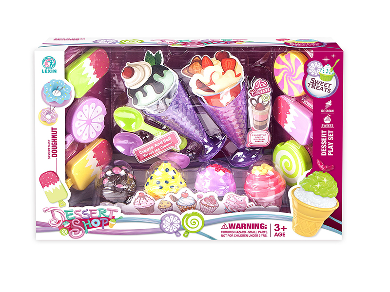 Cake,Ice Cream,Lollipop Set