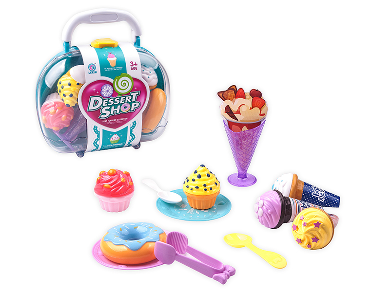 Cake, Ice Cream,Doughnuts Set