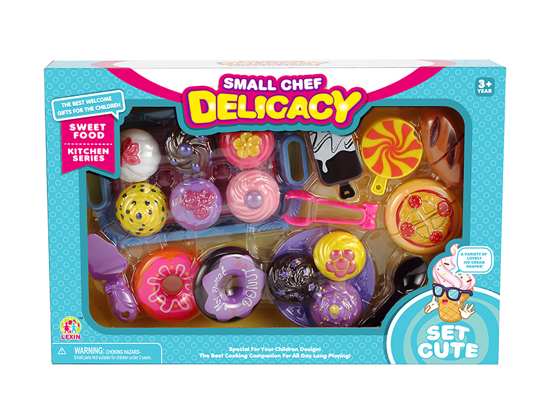 Cake,Cuttable Bread,Doughnuts Set