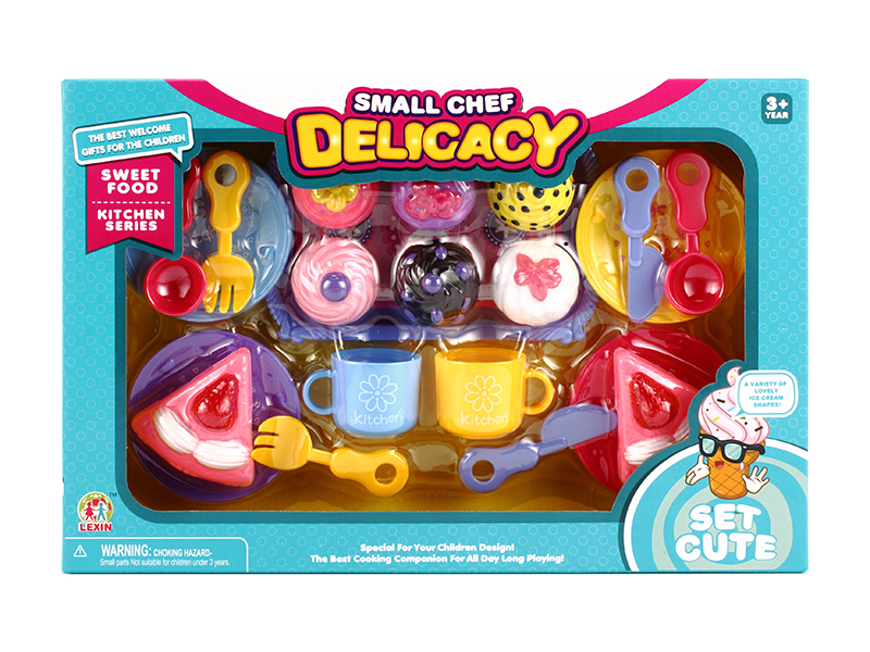 Tableware With Cake