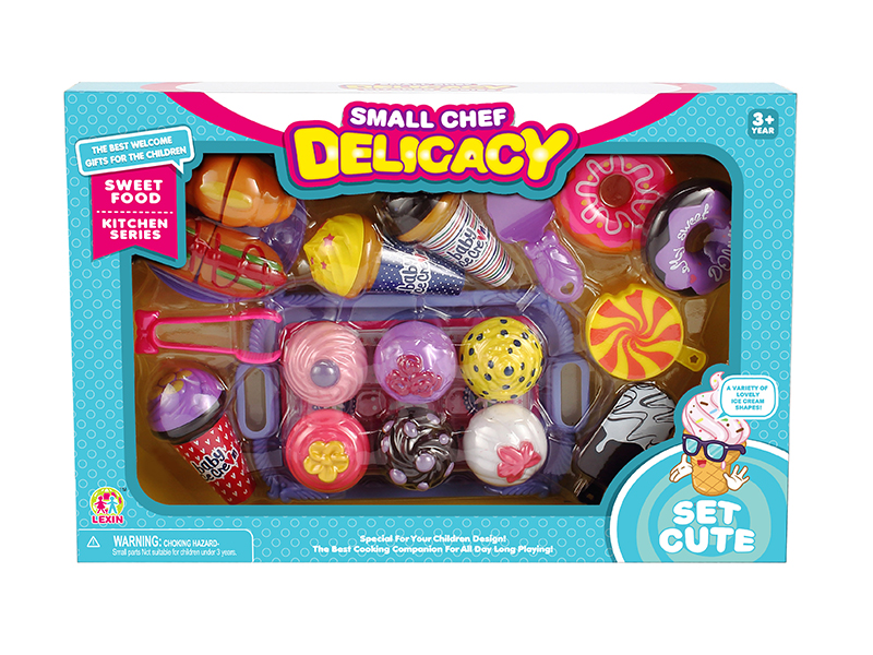 Cake,Cuttable Bread,Doughnuts Set