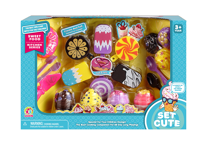 Cake,Ice Cream,Lollipop Set