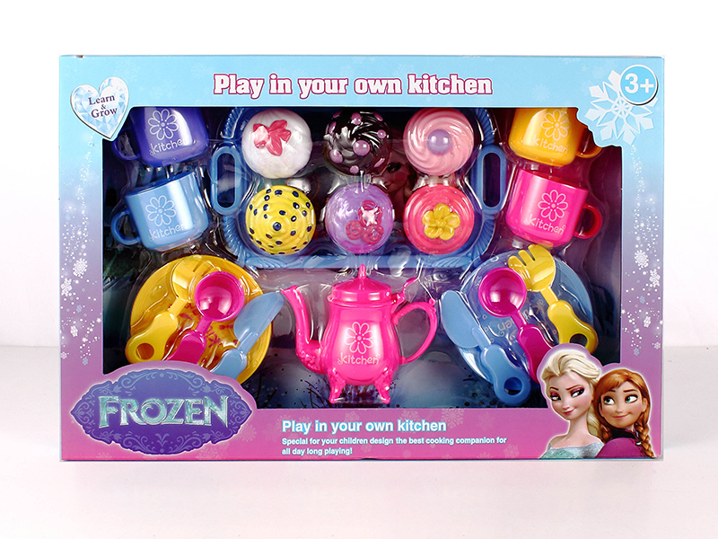 Frozen Tea Set With Cake