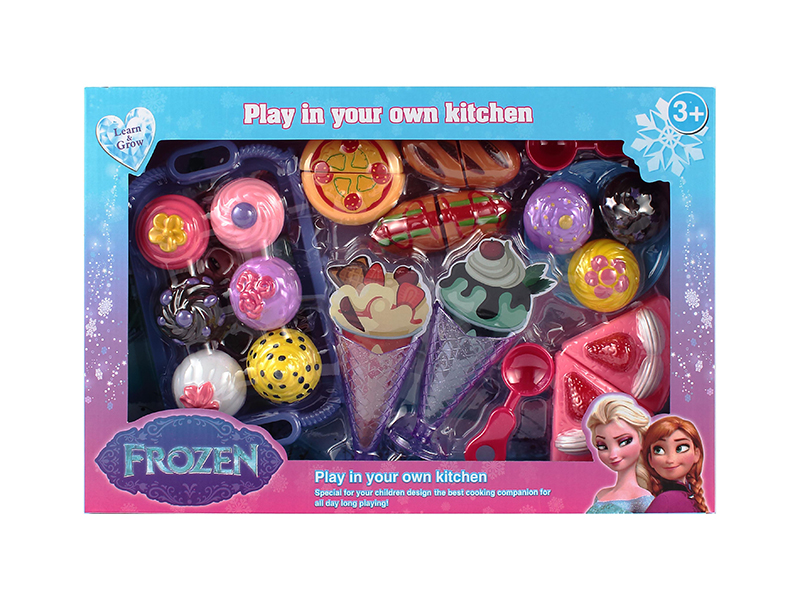 Frozen Cake, Ice Cream,Cuttable Bread Set