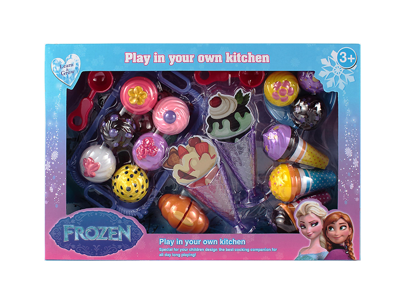 Frozen Cake, Ice Cream,Cuttable Bread Set