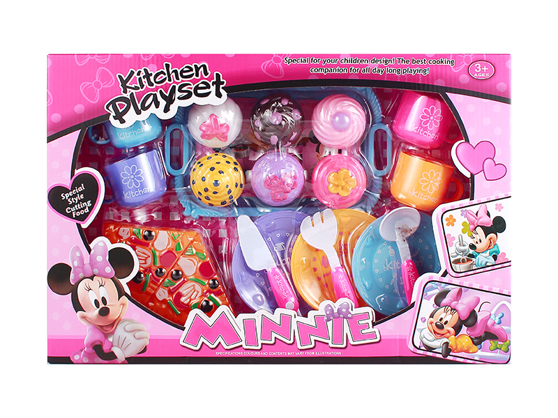 Minnie Pizza With Cake