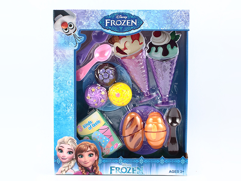 Frozen Cake, Ice Cream,Cuttable Bread Set